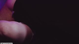 【彼男彼女故事】 黑丝校服无套口爆