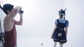 剧情拍摄操腿这都是跟谁学的，第一次没忍住射了后，换制服又操第二次，这腿确实能玩一年！