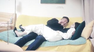【赵总寻花】身高165cm的极品OL风御姐，肤白毛妹聊聊天谈谈情，近景激情做爱