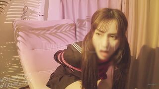 【萝莉控狂喜】杭州海王【OF约炮实录】长得像混血儿的高颜值JK学生妹被捆缚无法动弹深入爆操，高清1080P无水印原档