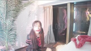 【萝莉控狂喜】杭州海王【OF约炮实录】长得像混血儿的高颜值JK学生妹被捆缚无法动弹深入爆操，高清1080P无水印原档