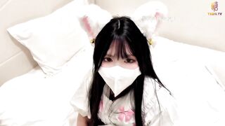 清纯可爱邻家美少女【小敏儿】【白丝萝莉】最终还是上了自己的妹妹 不良小妹被抓包只能用鸡吧对他进行教育，高清1080P原版无水印