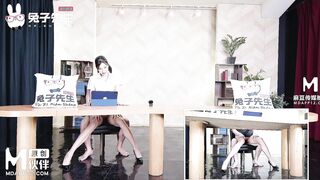 【兔子先生TZ-116】香月怜【淫乱新闻女主播 边播新闻边做爱】麻豆代理，高清1080P原版首发【TZ-116】