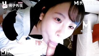 【兔子先生TZ-162】NAMI【樱花妹性爱实录・女仆4P大作战】麻豆代理，高清1080P原版首发【TZ-162】