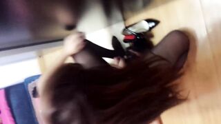 TS气质美人 人妖调教废物男