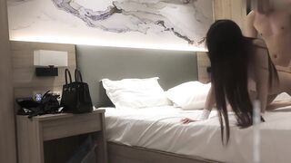双飞尤物冲刺阶段她终于喊出最骚的话 哥哥用力操死我这个小骚逼！