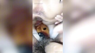 母子乱伦-丰满巨乳坦克老妈，老公不在家被儿子操了还内射