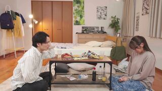 DASS-793 [中文字幕] 国王游戏让我们突然拉近距离没想到平时内向的巨乳眼镜妹其实超级淫乱一夜两天甜蜜中出恋爱性爱 -七海那美