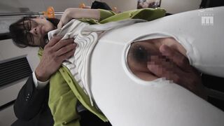 MIDA-657 [中文字幕] 戴眼镜的巨乳人妻护工，被调教成顺从早泄体质，在电车上失禁受孕的痴汉电车-天宫花南