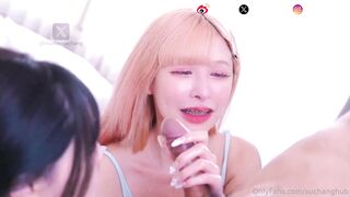 夫妻档性爱邀约 绮绮居然分享她的帅老公让我使用！是不是迫不及待想被我跟绮绮联手榨精呢！