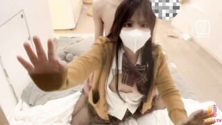 小敏儿【麻衣学姐】女大实习生面试技巧主播面试被潜规则中出老板人家的嫩穴被你操的好爽啊