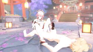 八重神子足交#同人 #原神