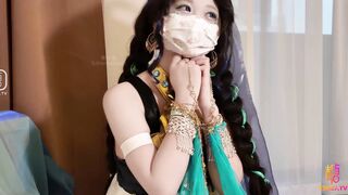 [糖心Vlog] 朵莉亚的歌声召唤 白丝足交侍奉骚穴被射满精液 - 嫩小兔