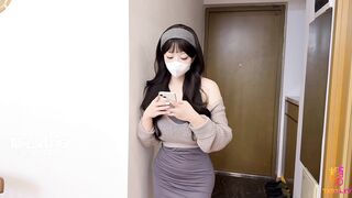 [糖心Vlog] 巨乳人妻 欲望人妻出轨男大 水润蜜穴疯狂榨精被中出 - 菠萝啤beer
