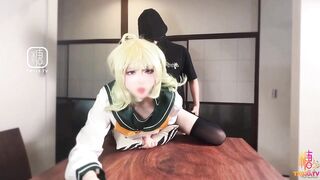 [糖心Vlog] 魔法少女 漫展归来 有个coser女友是一种什么体验？她趁着cos全套装扮主动挑逗我 - 鸡教练
