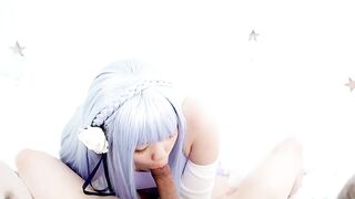 重金购买【网红-早川夏美】全网首发【艾米莉亚泳装】之【精液淹没-吸吮口爆-炫耀无毛阴户】高清无水原版