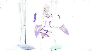 重金购买【网红-Ria 久留美】全网首发【银发天使-艾米莉娅】之【振动器让自己真正潮吹】手淫？她的手指不够用，所以她用她最喜欢的振动器让自己真正潮吹。！高清无水原版