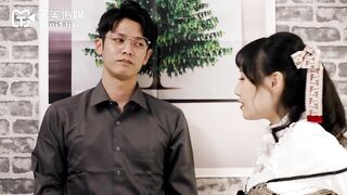 【天美传媒】徐夜夜【巨乳女友圣诞惊喜】好久不见的情侣性欲大喷发，高清720P原版【TMW08】