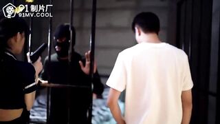 【果冻传媒】童颜女神-肖悦儿【时间静止AV现场实录】性感女警被黑人和国人双洞齐下，高清720P原版首发【91CM-223】
