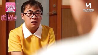 【麻豆传媒】沈娜娜【淫荡静香的偷腥体验】哆啦AV梦春节特辑，高清720P原版首发【MDX-0236-01】
