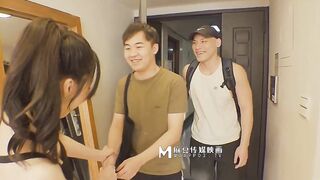 【麻豆传媒】麻豆女神-夏晴子-岚湘庭【骚女健身联盟】上下肌群同步锻炼，高清720P原版首发【MD-0243】