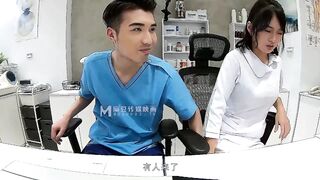 【麻豆传媒】职场淫行系列-楚梦舒【医院淫行揭秘】柜台底下的强制性爱，高清720P原版首发【MDWP-0015】