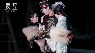 【麻豆传媒】穆雪-倪哇哇-林雪漫【荒淫大师的酒池肉林-乱世佳人第五章】三女一男4P性爱，高清720P原版首发【MAD-030】.x264.aac