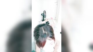 高挑白皙御姐美少妇，卧室中打地铺啪啪做爱，解锁超多姿势