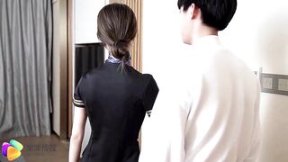 【AI巨星性体验】之百变女神【迪丽热巴】首度果冻传媒改编【冲上云霄-上篇】高清720P原版