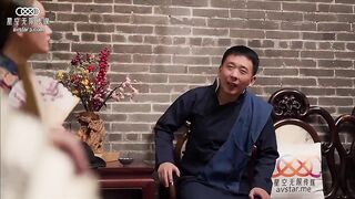 【AI巨星性体验】人工智能-让女神下海不是梦之诸葛钢铁【宋铁】迷人的旗袍，背叛组织被惩罚当众做爱，高清1080P版