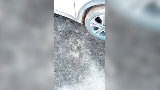 【户外偷情】真实夫妻，全程露脸蓝天白云，脱了裙子漏着奶子让小哥后入草大屁股给狼友看，真实感很强不要错过