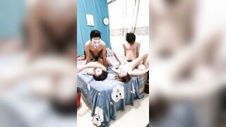 【火爆推荐-疯狂乱交】半糖女神【亲姐妹大乱交】众猛男乱操极品姐妹花，引领色情时尚新篇章，高清源码无水印